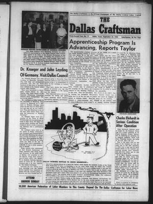 The Dallas Craftsman (Dallas, Tex.), Vol. 42, No. 17, Ed. 1 Friday, September 23, 1955