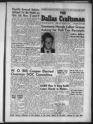 The Dallas Craftsman (Dallas, Tex.), Vol. 42, No. 20, Ed. 1 Friday, October 14, 1955