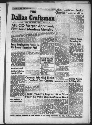 The Dallas Craftsman (Dallas, Tex.), Vol. 42, No. 28, Ed. 1 Friday, December 9, 1955