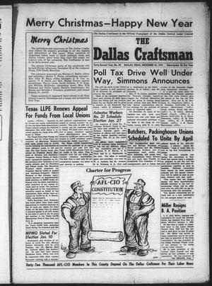 The Dallas Craftsman (Dallas, Tex.), Vol. 42, No. 30, Ed. 1 Friday, December 23, 1955
