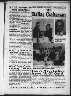 The Dallas Craftsman (Dallas, Tex.), Vol. 42, No. 49, Ed. 1 Friday, May 4, 1956