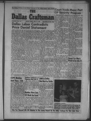 Primary view of object titled 'The Dallas Craftsman (Dallas, Tex.), Vol. 43, No. 7, Ed. 1 Friday, July 13, 1956'.