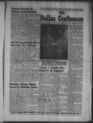 The Dallas Craftsman (Dallas, Tex.), Vol. 43, No. 13, Ed. 1 Friday, August 24, 1956