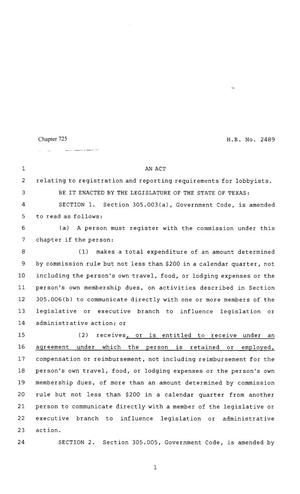 80th Texas Legislature, Regular Session, House Bill 2489, Chapter 725