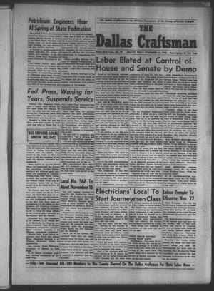 The Dallas Craftsman (Dallas, Tex.), Vol. 43, No. 25, Ed. 1 Friday, November 16, 1956