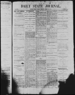 Primary view of object titled 'Daily State Journal. (Austin, Tex.), Vol. 1, No. 62, Ed. 1 Sunday, April 10, 1870'.