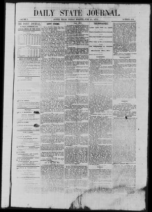 Primary view of object titled 'Daily State Journal. (Austin, Tex.), Vol. 1, No. 114, Ed. 1 Friday, June 10, 1870'.