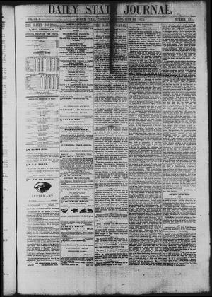 Primary view of object titled 'Daily State Journal. (Austin, Tex.), Vol. 1, No. 131, Ed. 1 Thursday, June 30, 1870'.