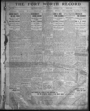 The Fort Worth Record and Register (Fort Worth, Tex.), Vol. 8, No. 41, Ed. 1 Tuesday, December 1, 1903
