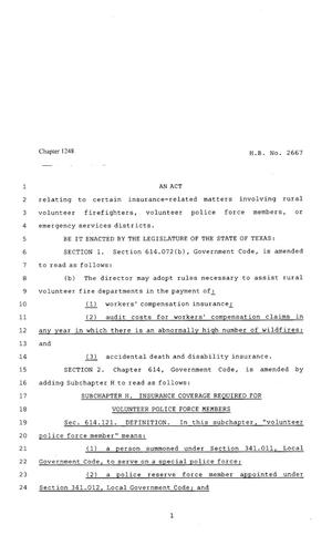 80th Texas Legislature, Regular Session, House Bill 2667, Chapter 1248