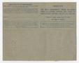 Thumbnail image of item number 2 in: '[Basic Mileage Ration Coupons for M. S. McCutchan Jr.]'.