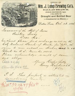 Primary view of object titled 'Wm. J. Lemp Brewing Co.'.