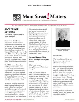 Main Street Matters, July 2014