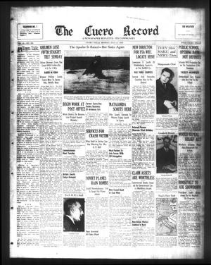 The Cuero Record (Cuero, Tex.), Vol. 45, No. 165, Ed. 1 Monday, July 17, 1939