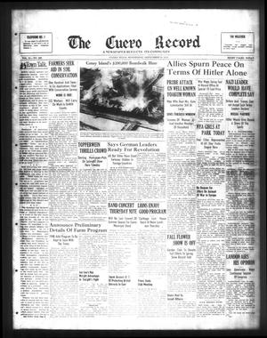 The Cuero Record (Cuero, Tex.), Vol. 45, No. 209, Ed. 1 Wednesday, September 20, 1939