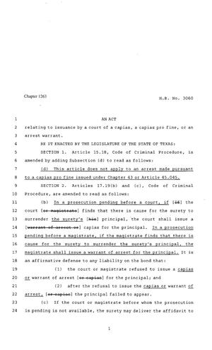 80th Texas Legislature, Regular Session, House Bill 3060, Chapter 1263