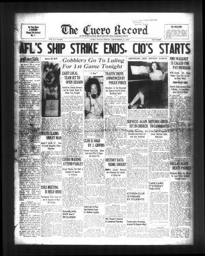 The Cuero Record (Cuero, Tex.), Vol. 52, No. 201, Ed. 1 Friday, September 13, 1946