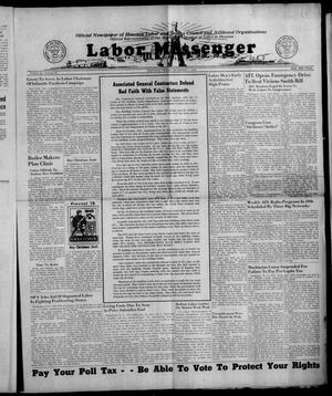 Labor Messenger (Houston, Tex.), Vol. 22, No. 37, Ed. 1 Friday, December 7, 1945