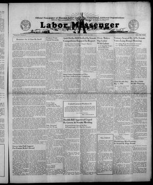 Primary view of object titled 'Labor Messenger (Houston, Tex.), Vol. 23, No. 5, Ed. 1 Friday, April 26, 1946'.