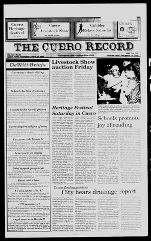 The Cuero Record (Cuero, Tex.), Vol. 102, No. 11, Ed. 1 Wednesday, March 13, 1996