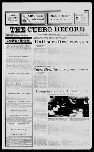 The Cuero Record (Cuero, Tex.), Vol. 102, No. 17, Ed. 1 Wednesday, April 24, 1996