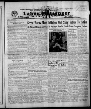 Labor Messenger (Houston, Tex.), Vol. 25, No. 4, Ed. 1 Friday, May 7, 1948