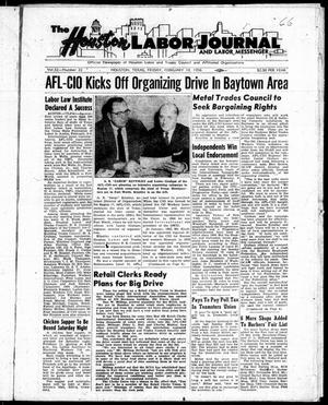 The Houston Labor Journal and Labor Messenger (Houston, Tex.), Vol. 32, No. 22, Ed. 1 Friday, February 10, 1956