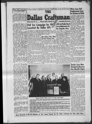 The Dallas Craftsman (Dallas, Tex.), Vol. 50, No. 33, Ed. 1 Friday, January 10, 1964