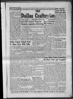 The Dallas Craftsman (Dallas, Tex.), Vol. 51, No. 13, Ed. 1 Friday, August 21, 1964