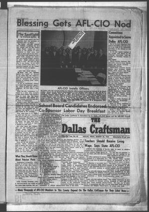 The Dallas Craftsman (Dallas, Tex.), Vol. 51, No. 44, Ed. 1 Friday, March 26, 1965