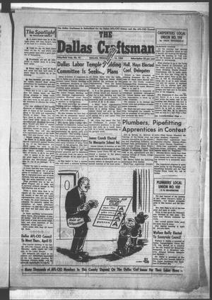 Primary view of object titled 'The Dallas Craftsman (Dallas, Tex.), Vol. 51, No. 47, Ed. 1 Friday, April 16, 1965'.