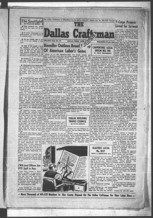 Primary view of object titled 'The Dallas Craftsman (Dallas, Tex.), Vol. 51, No. 49, Ed. 1 Friday, April 30, 1965'.