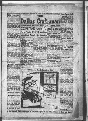 The Dallas Craftsman (Dallas, Tex.), Vol. 52, No. 39, Ed. 1 Friday, February 18, 1966