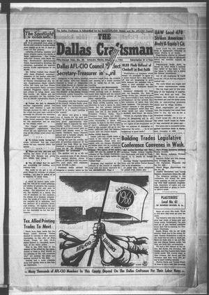 The Dallas Craftsman (Dallas, Tex.), Vol. 52, No. 44, Ed. 1 Friday, March 25, 1966
