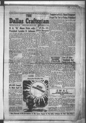 The Dallas Craftsman (Dallas, Tex.), Vol. 52, No. 48, Ed. 1 Friday, April 22, 1966
