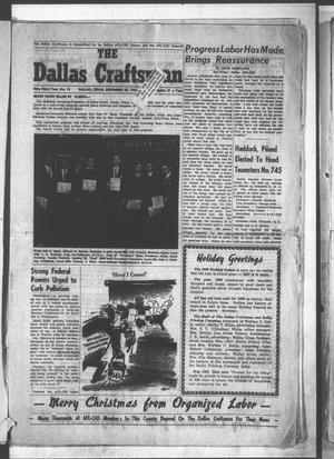 Primary view of object titled 'The Dallas Craftsman (Dallas, Tex.), Vol. 53, No. 31, Ed. 1 Friday, December 23, 1966'.