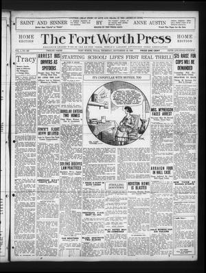 The Fort Worth Press (Fort Worth, Tex.), Vol. 5, No. 298, Ed. 1 Thursday, September 16, 1926