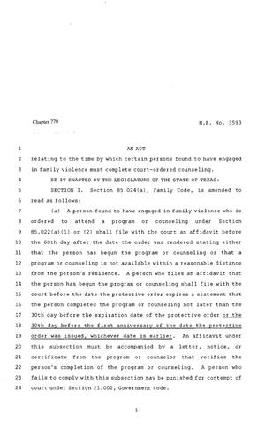 80th Texas Legislature, Regular Session, House Bill 3593, Chapter 770