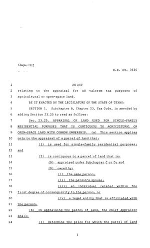 80th Texas Legislature, Regular Session, House Bill 3630, Chapter 1112