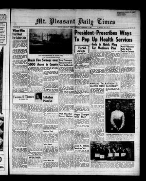 Mt. Pleasant Daily Times (Mount Pleasant, Tex.), Vol. 43, No. 239, Ed. 1 Thursday, February 7, 1963