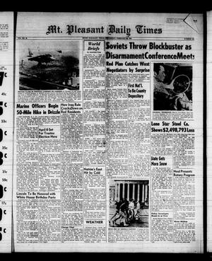 Mt. Pleasant Daily Times (Mount Pleasant, Tex.), Vol. 43, No. 242, Ed. 1 Tuesday, February 12, 1963