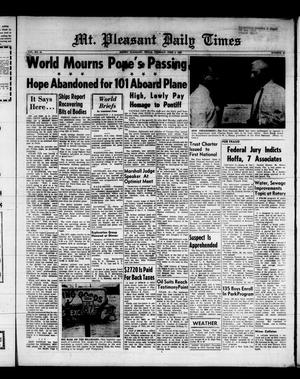 Mt. Pleasant Daily Times (Mount Pleasant, Tex.), Vol. 44, No. 62, Ed. 1 Tuesday, June 4, 1963