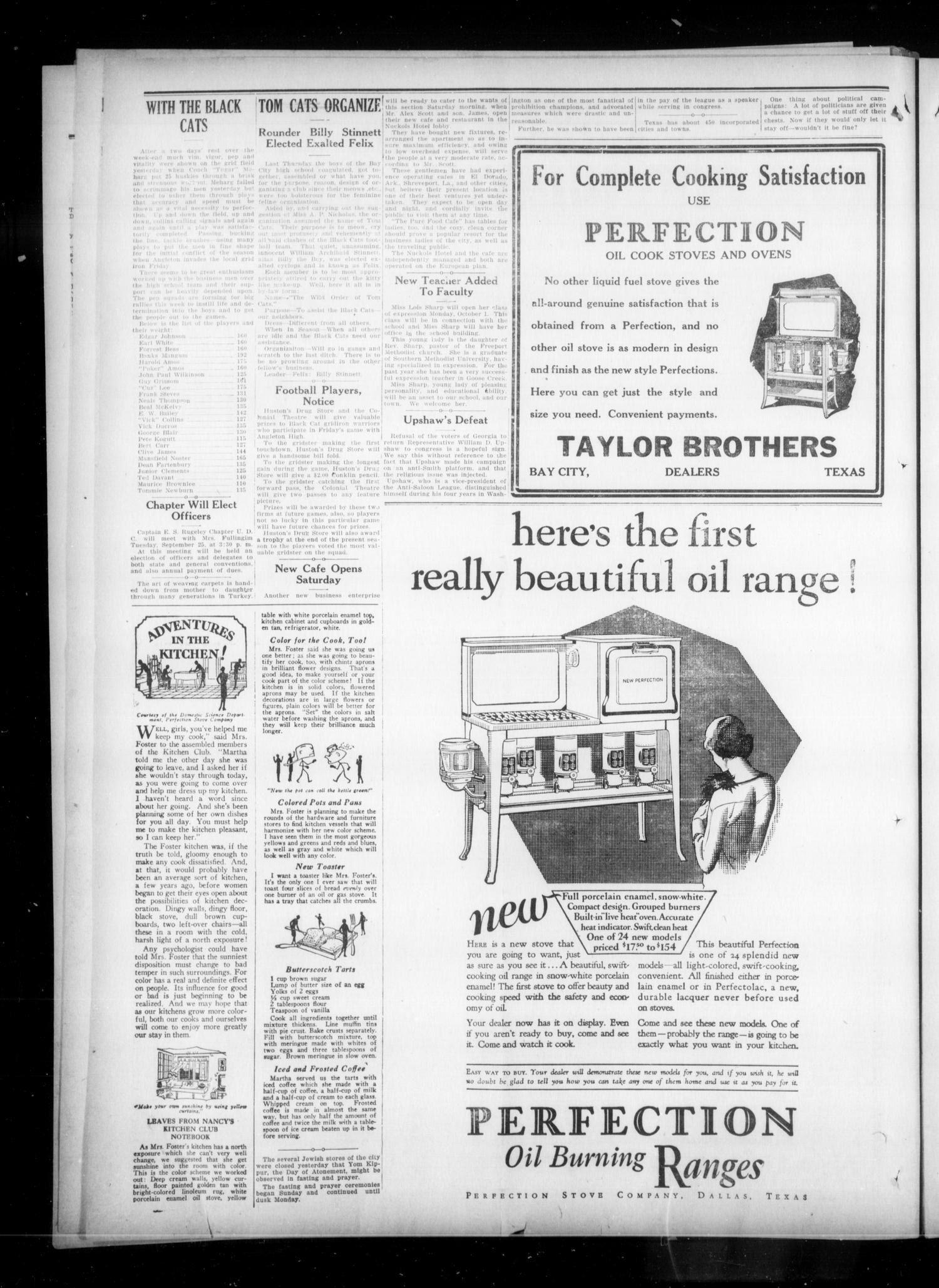 The Matagorda County Tribune (Bay City, Tex.), Vol. 83, No. 26, Ed. 1 Friday, September 28, 1928
                                                
                                                    [Sequence #]: 2 of 8
                                                