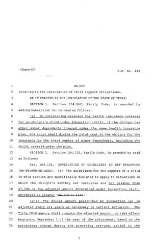 80th Texas Legislature, Regular Session, House Bill 448, Chapter 620