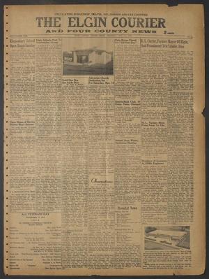 The Elgin Courier and Four County News (Elgin, Tex.), Vol. 64, No. 34, Ed. 1 Thursday, November 11, 1954