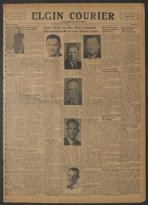 Primary view of object titled 'Elgin Courier and Four County News (Elgin, Tex.), Vol. 66, No. 20, Ed. 1 Thursday, August 2, 1956'.