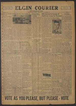 Elgin Courier and Four County News (Elgin, Tex.), Vol. 66, No. 33, Ed. 1 Thursday, November 1, 1956