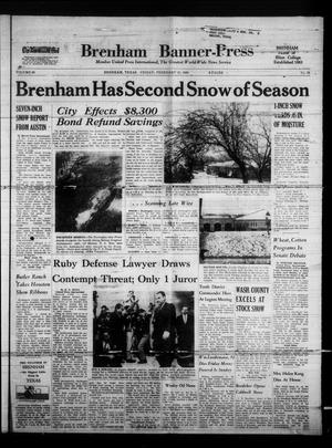 Primary view of object titled 'Brenham Banner-Press (Brenham, Tex.), Vol. 99, No. 38, Ed. 1 Friday, February 21, 1964'.
