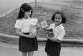 Thumbnail image of item number 1 in: '[Camp Fire Girls Selling Cookies]'.
