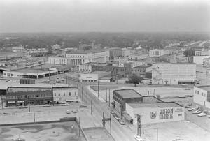 Primary view of object titled '[Buildings in Downtown Beaumont]'.